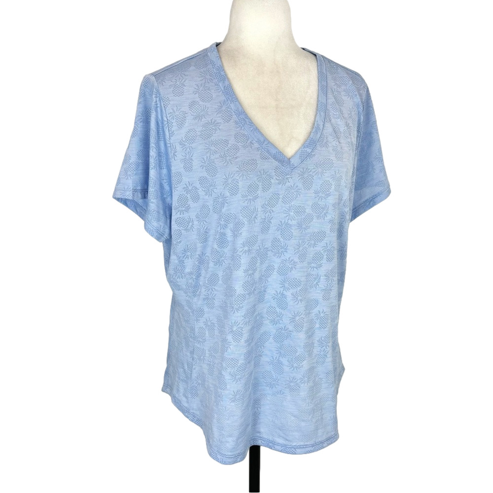 Tommy Bahama blue pineapple t-shirt
